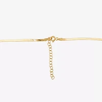 Made in Italy Unisex Adult 14K Gold 18 Inch Herringbone Chain Necklace