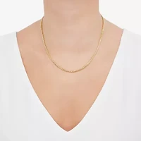 Made in Italy Unisex Adult 14K Gold 18 Inch Box Chain Necklace