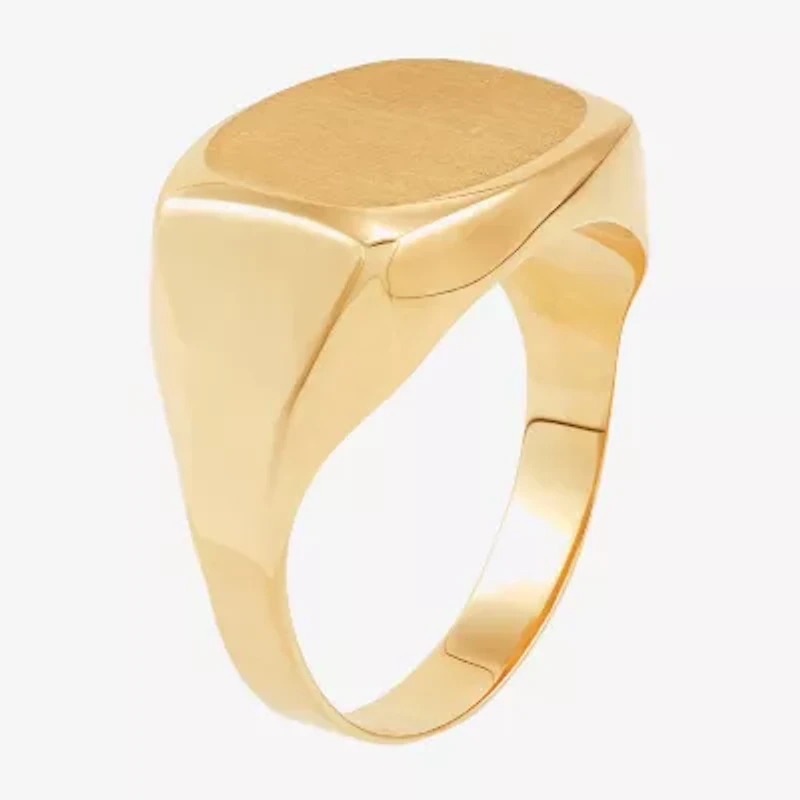 Mens 14K Gold Signet Ring