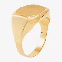 Mens 14K Gold Signet Ring