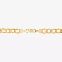 Made in Italy Unisex Adult 10K Gold 18 Inch Link Necklace