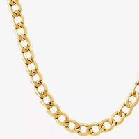 Made in Italy Unisex Adult 10K Gold 18 Inch Link Necklace