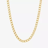 Made in Italy Unisex Adult 10K Gold 18 Inch Link Necklace