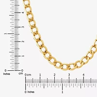 Made in Italy Unisex Adult 10K Gold 18 Inch Link Necklace
