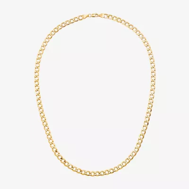 Made in Italy Unisex Adult 10K Gold 18 Inch Link Necklace