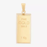 Mens 14K Gold Pendant