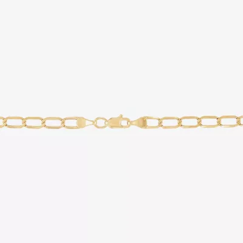Unisex Adult 14K Gold Inch Curb Chain Necklace