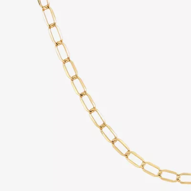 Unisex Adult 14K Gold Inch Curb Chain Necklace