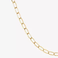 Unisex Adult 14K Gold 18 Inch Curb Chain Necklace