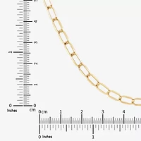 Unisex Adult 14K Gold 18 Inch Curb Chain Necklace