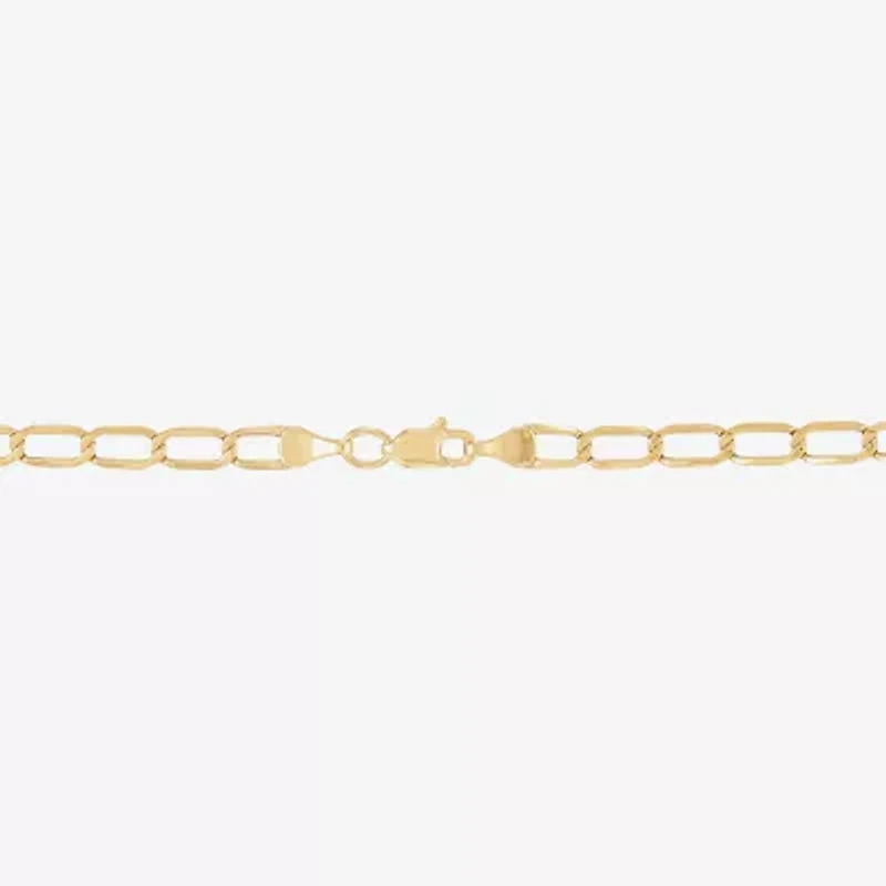 Unisex Adult 14K Gold 20 Inch Curb Chain Necklace