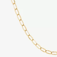 Unisex Adult 14K Gold 20 Inch Curb Chain Necklace