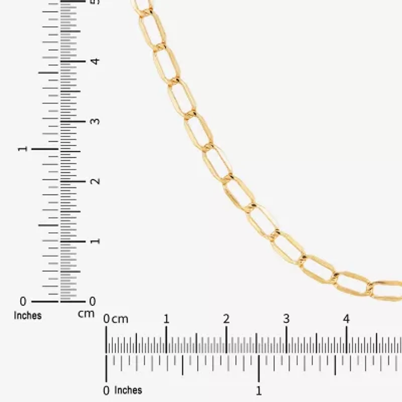 Unisex Adult 14K Gold 20 Inch Curb Chain Necklace
