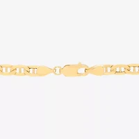 Made in Italy Unisex Adult 10K Gold 22 Inch Mariner Chain Necklace
