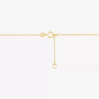 Womens 14K Gold Heart Inch Pendant Necklace