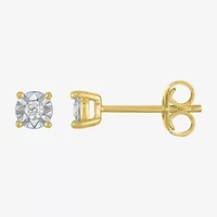Yes, Please! Womens 1/10 CT. T.W. Lab Grown White Diamond 14K Gold Over Silver 2-pc. Jewelry Set