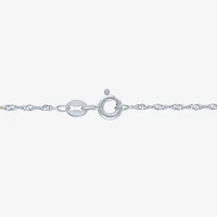Yes, Please! (G-H, Si2-I1) Womens Diamond Accent Lab Grown White Diamond Accent Sterling Silver 18 Inch Pendant Necklace