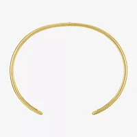Yes, Please! Womens Diamond Accent White Diamond Accent 14K Gold Over Silver Cuff Bracelet