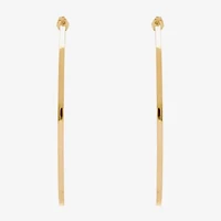 Womens 14K Gold 70mm Hoop Earrings