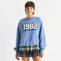 Arizona Womens Crew Neck Long Sleeve Juniors Sweatshirt