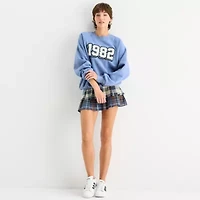 Arizona Womens Crew Neck Long Sleeve Juniors Sweatshirt