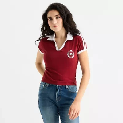 Forever 21 Juniors Womens Short Sleeve Polo Shirt