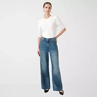 RM Rebecca Minkoff Womens Crew Neck Short Sleeve Pullover Sweater