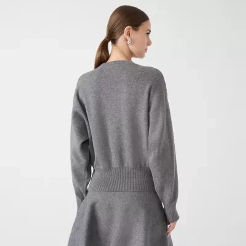 RM Rebecca Minkoff Womens Long Sleeve Pullover Sweater