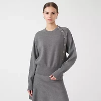 RM Rebecca Minkoff Womens Long Sleeve Pullover Sweater