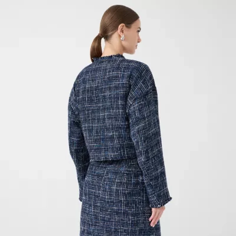 RM Rebecca Minkoff Womens Lightweight Cropped Jacket