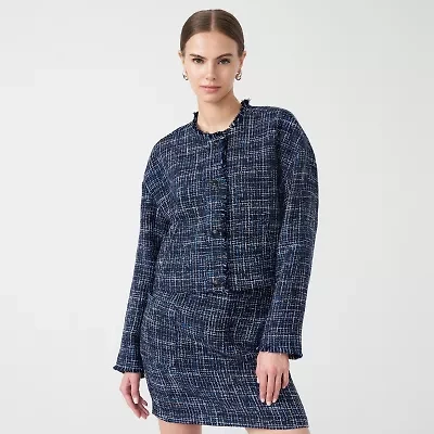 RM Rebecca Minkoff Womens Lightweight Cropped Jacket