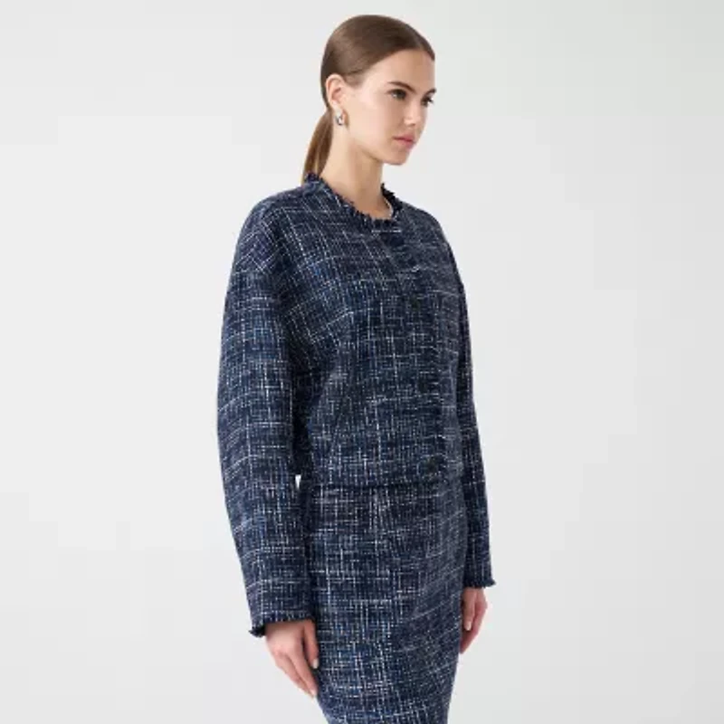 RM Rebecca Minkoff Womens Lightweight Cropped Jacket