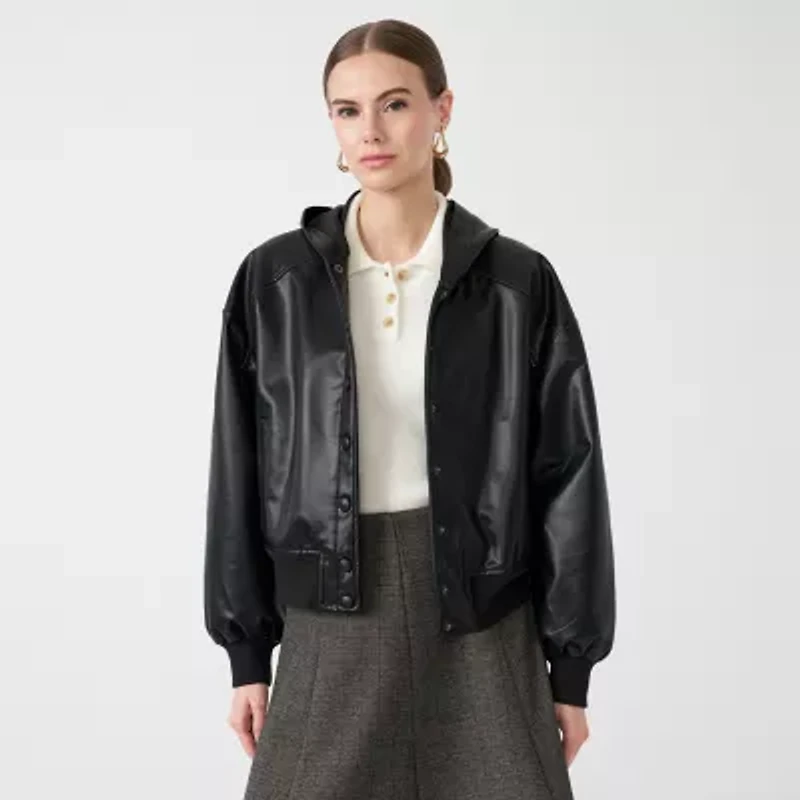 RM Rebecca Minkoff Womens Lightweight Bomber Jacket