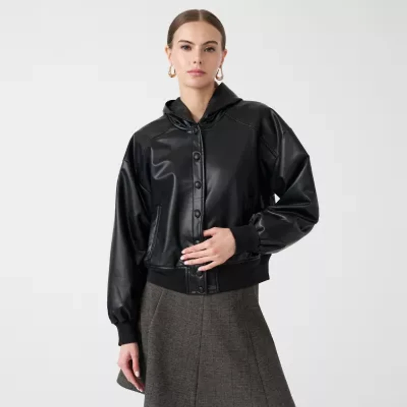 RM Rebecca Minkoff Womens Lightweight Bomber Jacket