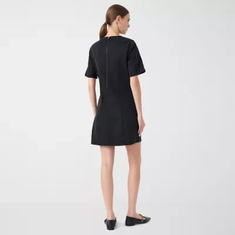 RM Rebecca Minkoff Womens Short Sleeve Shift Dress