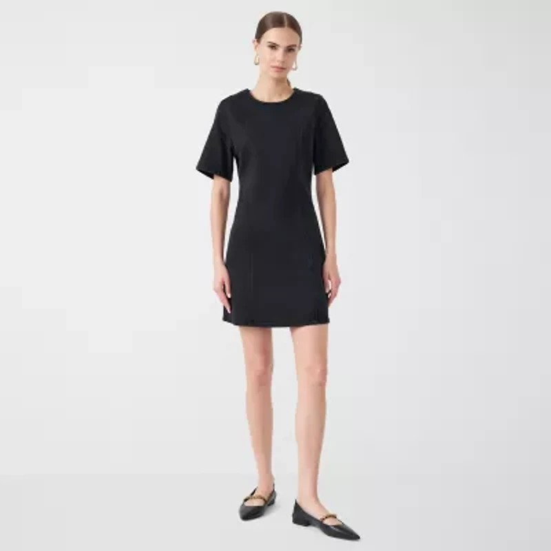 RM Rebecca Minkoff Womens Short Sleeve Shift Dress