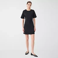RM Rebecca Minkoff Womens Short Sleeve Shift Dress