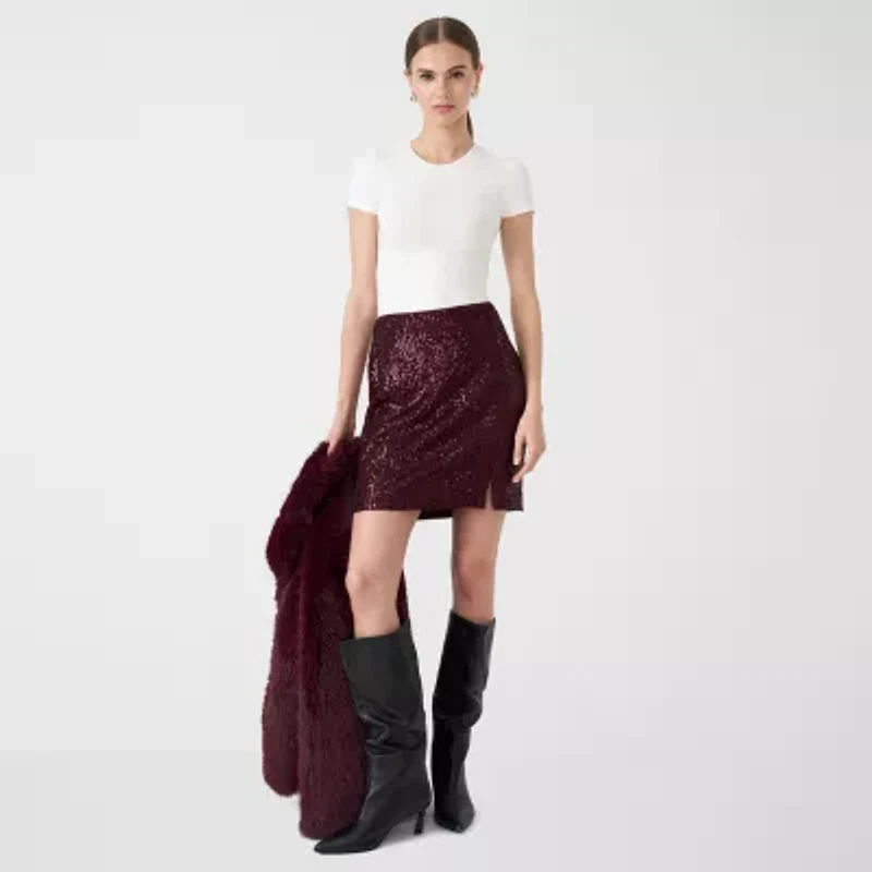 RM Rebecca Minkoff Womens Mini Pencil Skirt