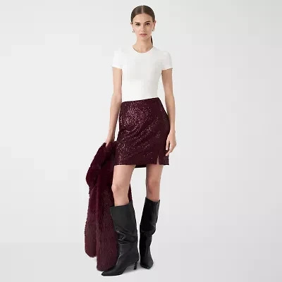 RM Rebecca Minkoff Womens Mini Pencil Skirt