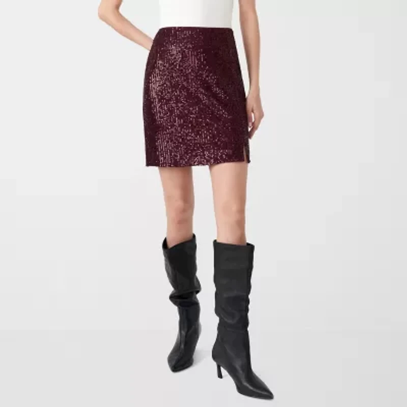 RM Rebecca Minkoff Womens Mini Pencil Skirt
