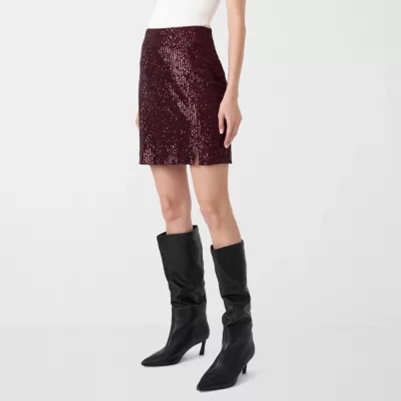 RM Rebecca Minkoff Womens Mini Pencil Skirt