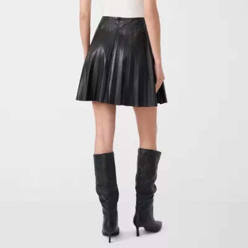 RM Rebecca Minkoff Womens Mini Flared Skirt