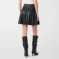 RM Rebecca Minkoff Womens Mini Flared Skirt
