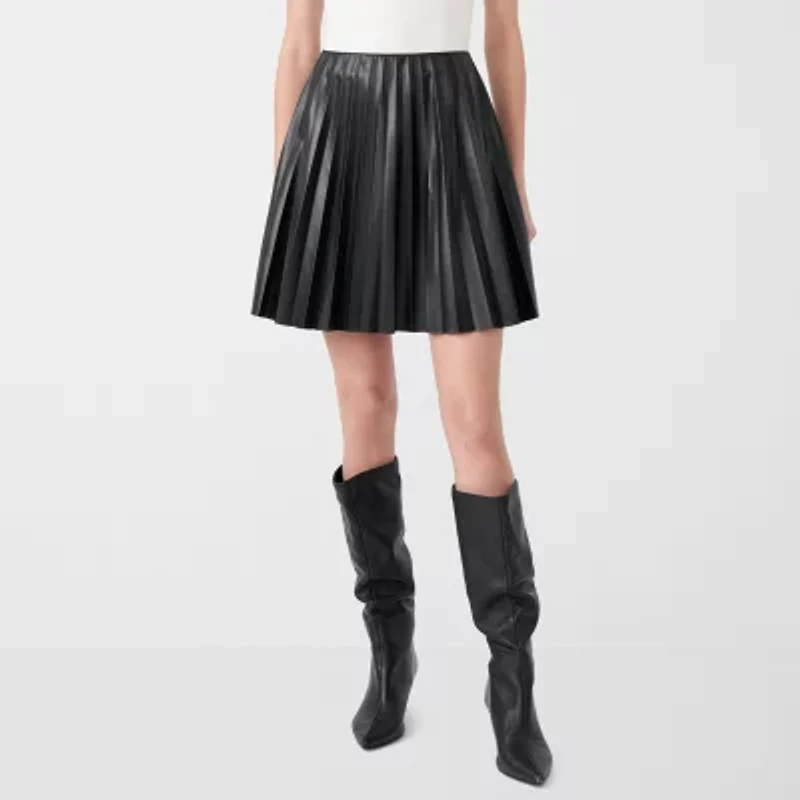 RM Rebecca Minkoff Womens Mini Flared Skirt