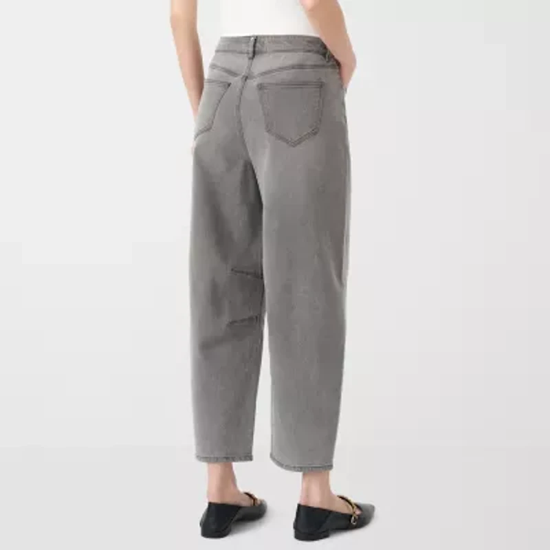 RM Rebecca Minkoff Womens High Rise Barrel Jean