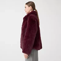 RM Rebecca Minkoff Womens Faux Fur Coat