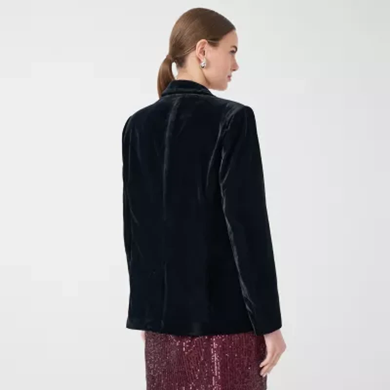 RM Rebecca Minkoff Womens Velvet Blazer