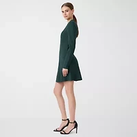 RM Rebecca Minkoff Womens Long Sleeve Ponte Dress