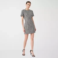 RM Rebecca Minkoff Womens Short Sleeve Sheath Dress