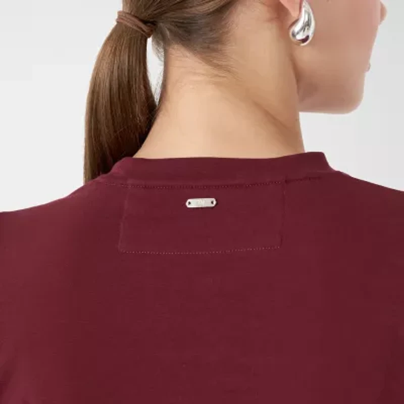 RM Rebecca Minkoff Womens Round Neck Short Sleeve T-Shirt